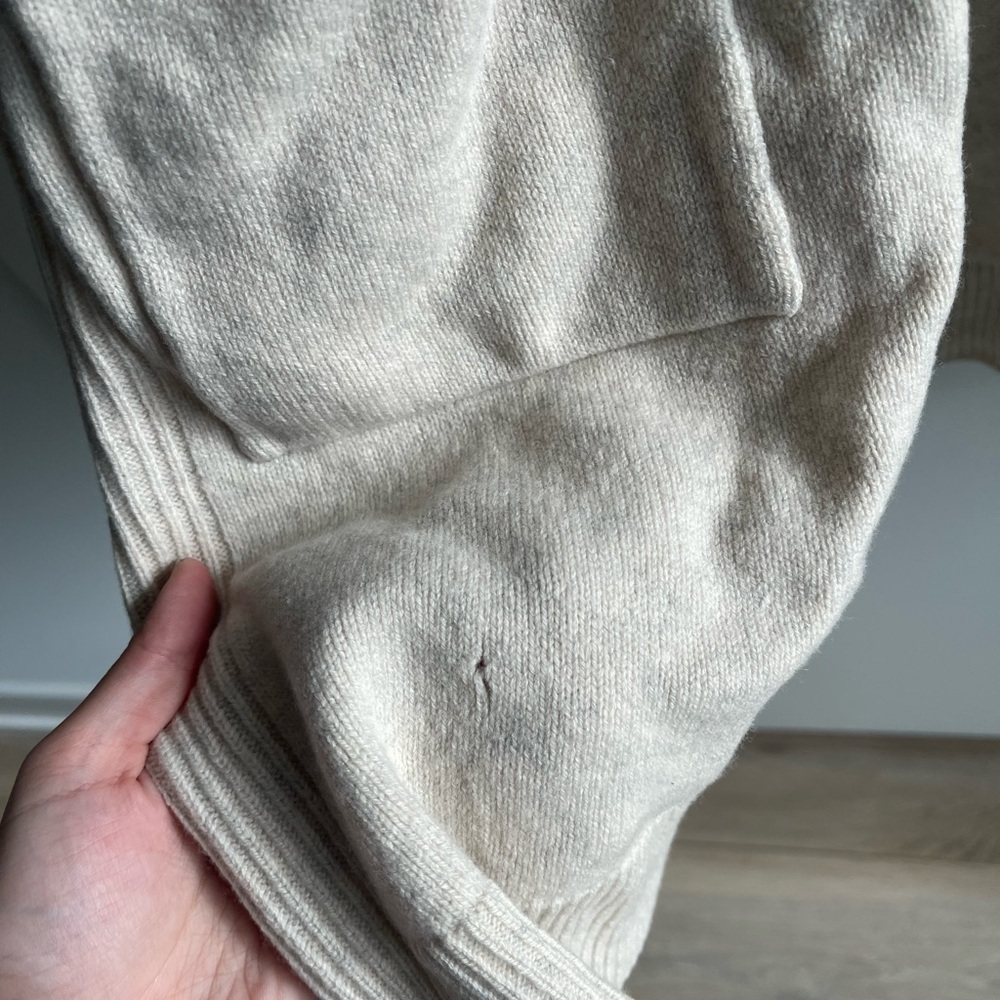 Vince Wool Cashmere Cream Cardigan - Picture 4 of 10
